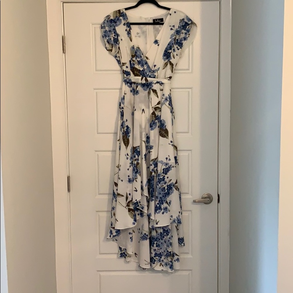 Floral high low dress